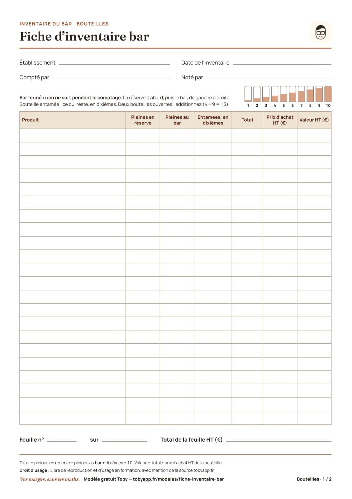 Aperçu du fichier : Fiche d’inventaire bar